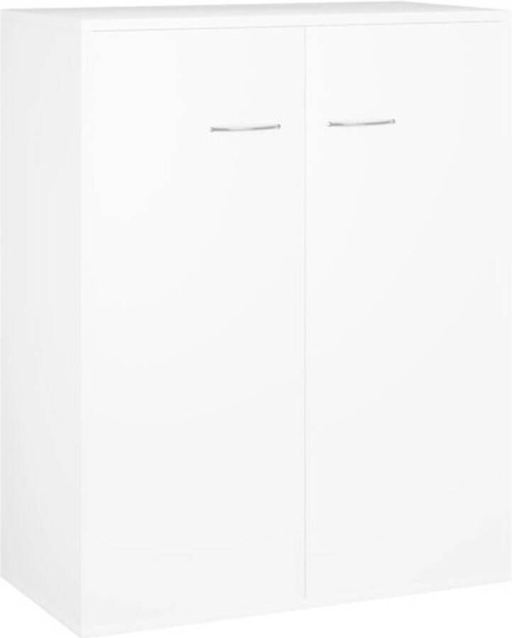 VidaXL -Dressoir-60x30x75-cm-spaanplaat-wit