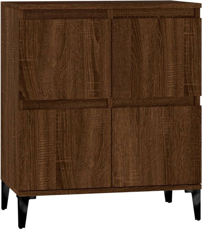 VidaXL -Dressoir-60x35x70-cm-bewerkt-hout-bruineikenkleurig