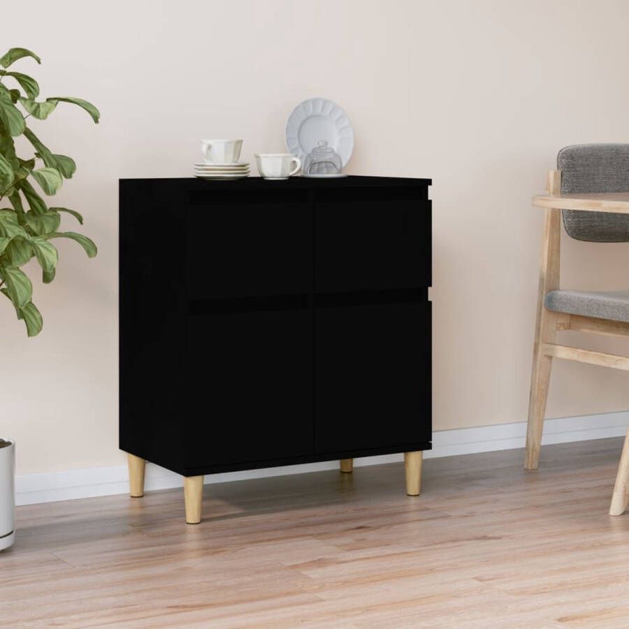 VidaXL -Dressoir-60x35x70-cm-bewerkt-hout-zwart