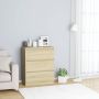 VidaXL -Dressoir-60x35x76-cm-bewerkt-hout-sonoma-eikenkleurig - Thumbnail 2