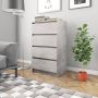 VidaXL -Dressoir-60x35x98 5-cm-bewerkt-hout-betongrijs - Thumbnail 2