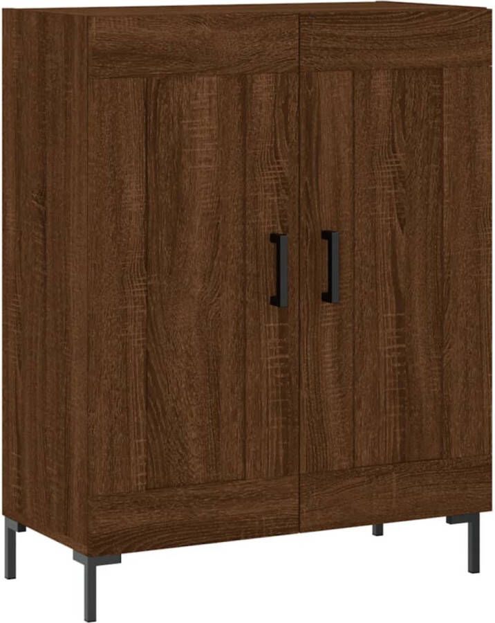 VidaXL -Dressoir-69 5x34x90-cm-bewerkt-hout-bruineikenkleurig