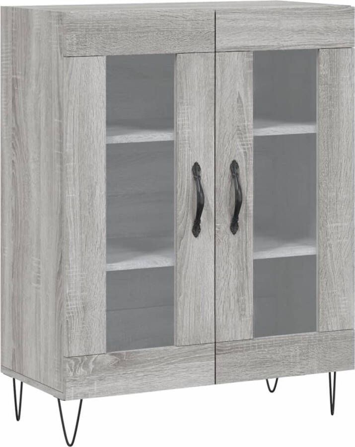 VidaXL -Dressoir-69 5x34x90-cm-bewerkt-hout-grijs-sonoma-eikenkleurig