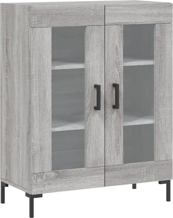 VidaXL -Dressoir-69 5x34x90-cm-bewerkt-hout-grijs-sonoma-eikenkleurig