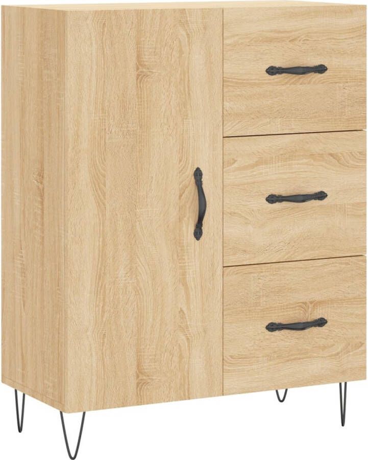 VidaXL -Dressoir-69 5x34x90-cm-bewerkt-hout-sonoma-eikenkleurig