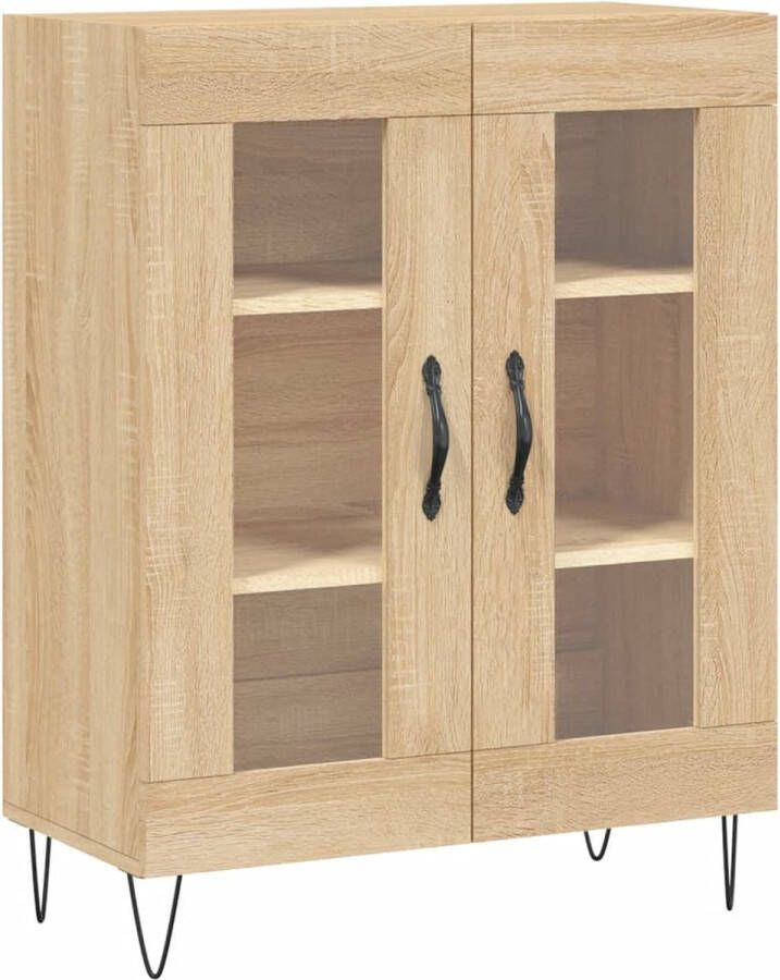 VidaXL -Dressoir-69 5x34x90-cm-bewerkt-hout-sonoma-eikenkleurig