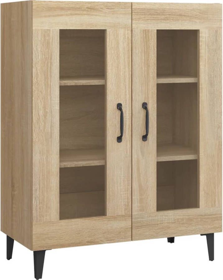 VidaXL -Dressoir-69 5x34x90-cm-bewerkt-hout-sonoma-eikenkleurig