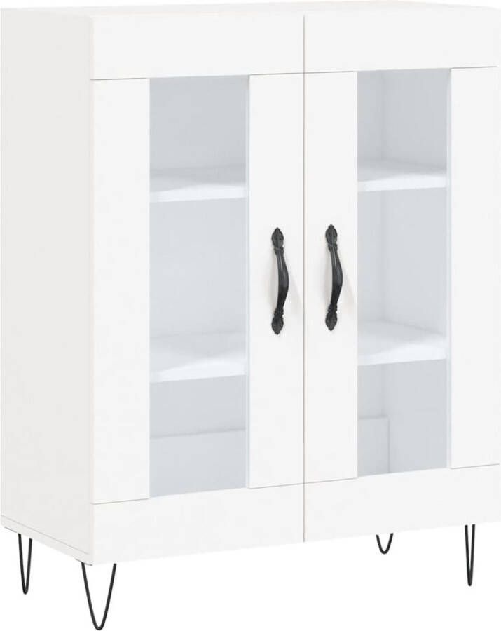 VidaXL -Dressoir-69 5x34x90-cm-bewerkt-hout-wit