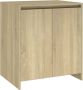 VidaXL -Dressoir-70x41x75-cm-bewerkt-hout-sonoma-eikenkleurig - Thumbnail 1