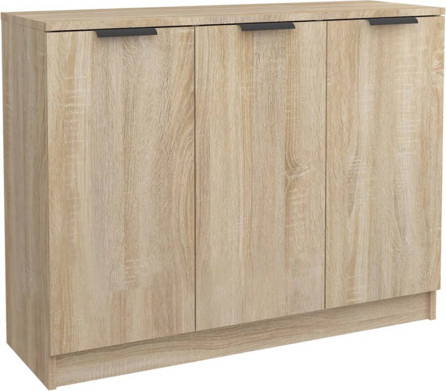 VidaXL -Dressoir-90 5x30x70-cm-bewerkt-hout-sonoma-eikenkleurig