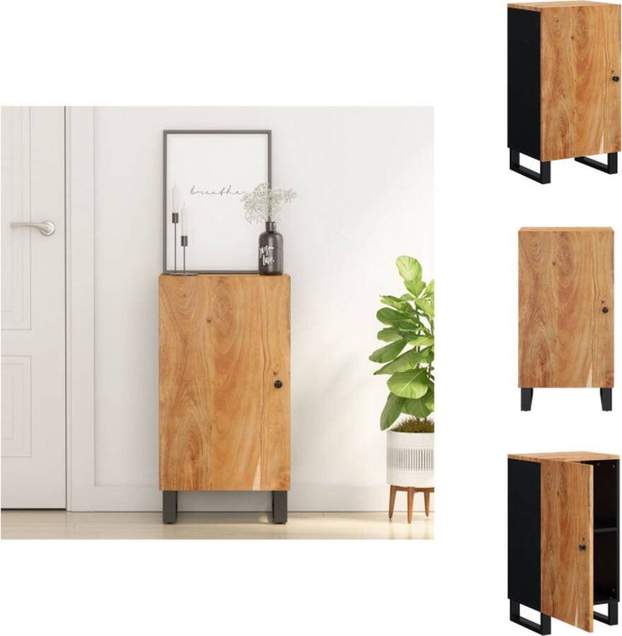 VidaXL Dressoir Classic s Meubelen 40x31x75 cm Massief acaciahout Keukenkast