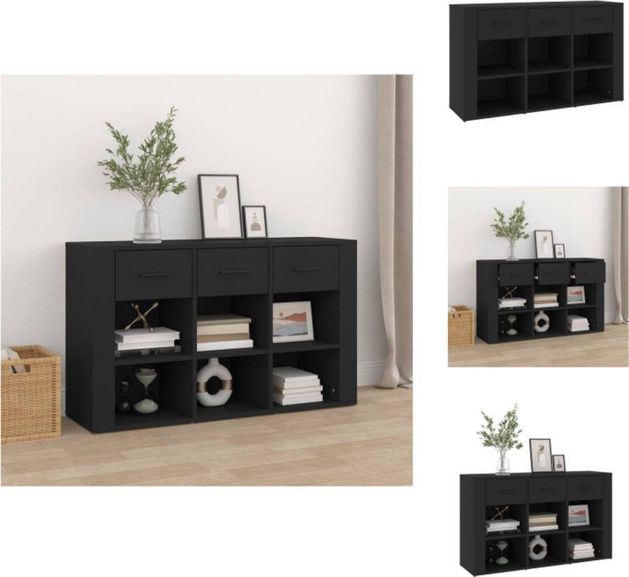VidaXL Dressoir Klassieke Bijzetkast 100x30x59.5cm Stevig bewerkt hout Keukenkast