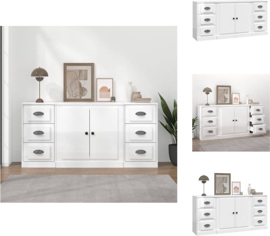 VidaXL Dressoir Klassieke Duurzaam bewerkt hout 142 x 35.5 x 67.5 cm Keukenkast