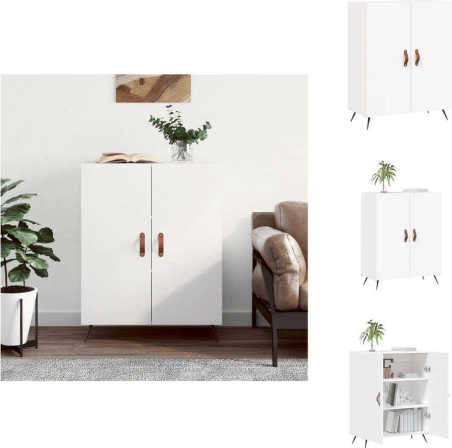 VidaXL Dressoir Meubel 69.5 x 34 x 90 cm Bewerkt hout en metaal Keukenkast