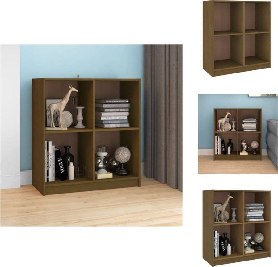 VidaXL Dressoir Modern Meubel 70 x 33 x 76 cm Honingbruin Keukenkast
