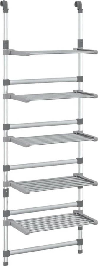 VidaXL -Droogrek-5-laags-hangend-aluminium