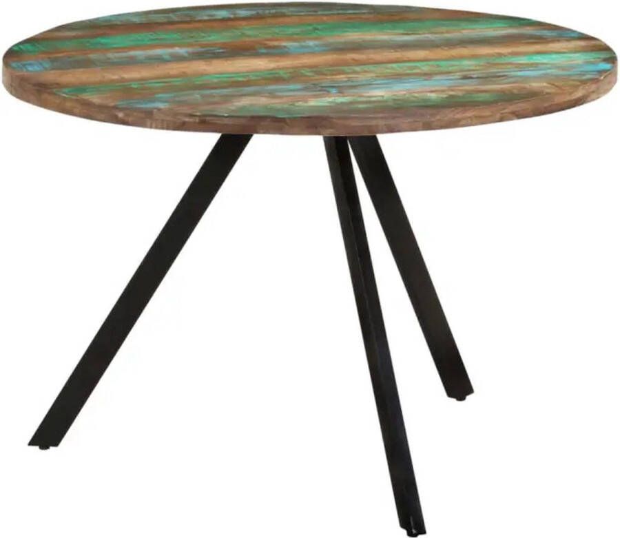 VidaXL Eettafel 110x75 cm massief gerecycled hout