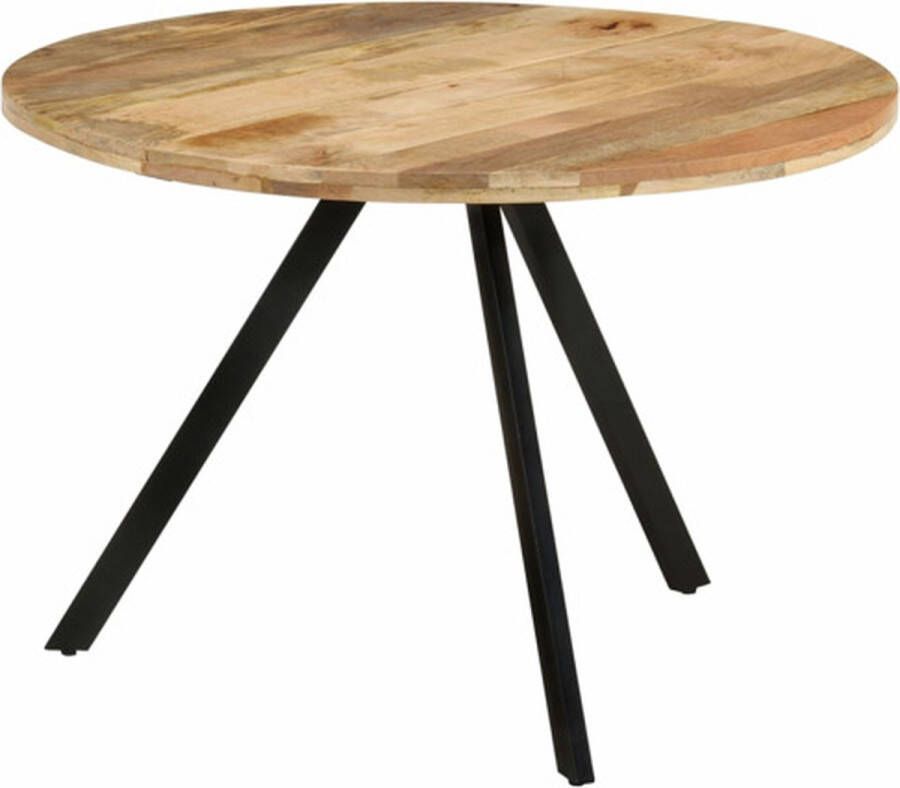 Vida XL vidaXL Eettafel 110x75 cm massief mangohout-VXL-338476