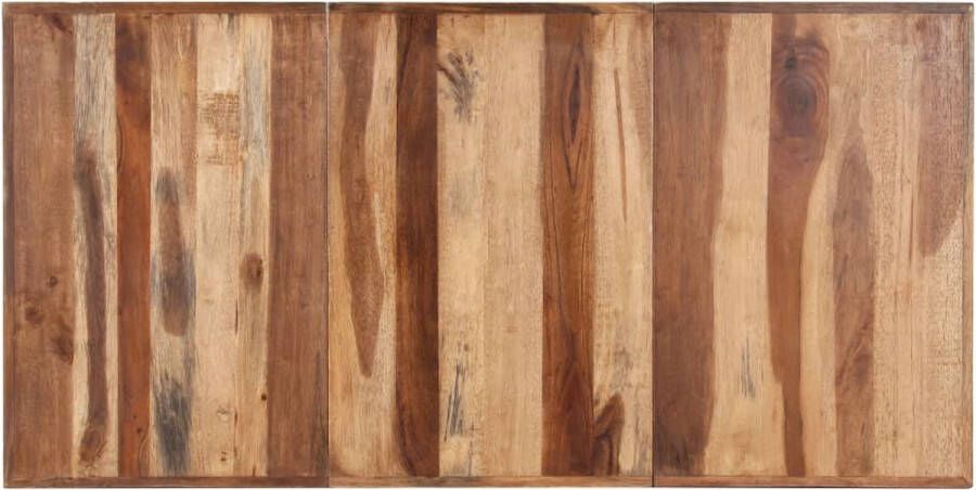 VidaXL Eettafel 160x80x75 cm massief hout met sheesham afwerking VDXL_321547