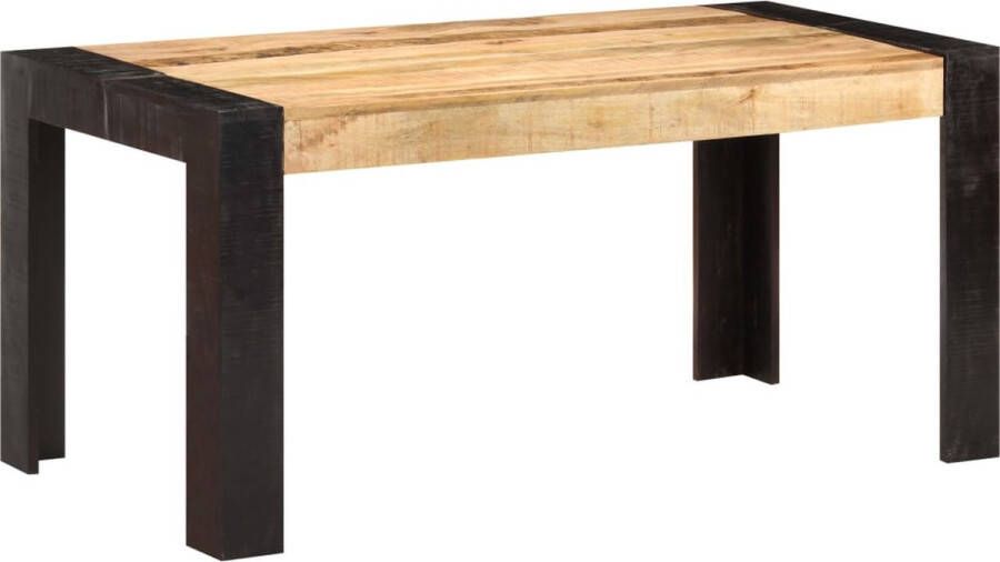 VidaXL Eettafel 160x80x76 cm massief mangohout VDXL_3060199