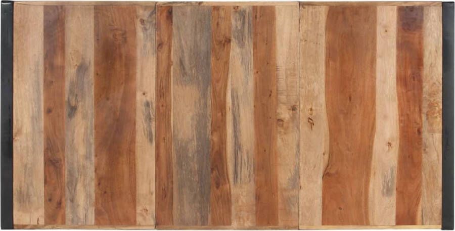 VidaXL Eettafel 180x90x75 cm massief hout met sheesham afwerking VDXL_321542