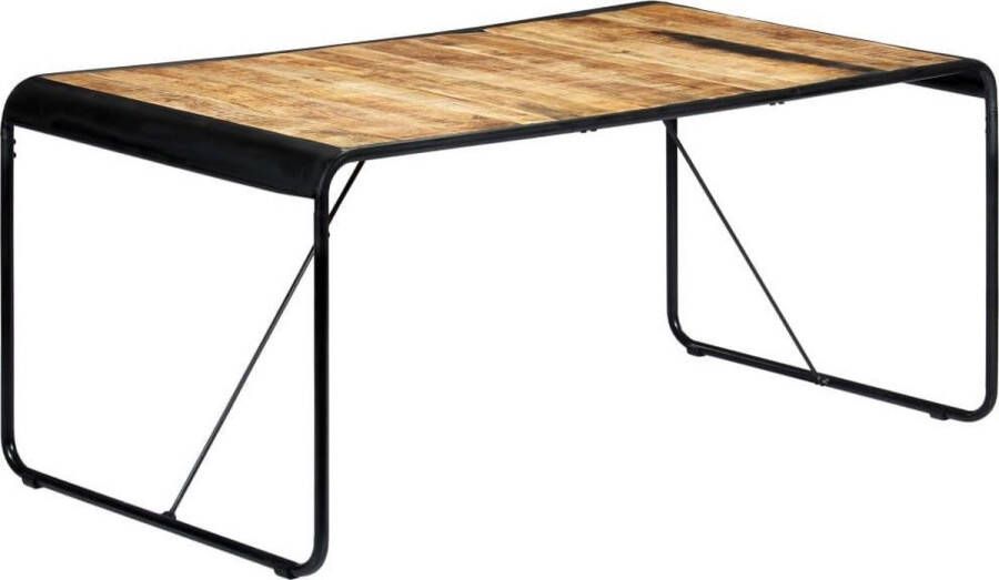 VidaXL Eettafel massief ruw mangohout 180x90x76 cm