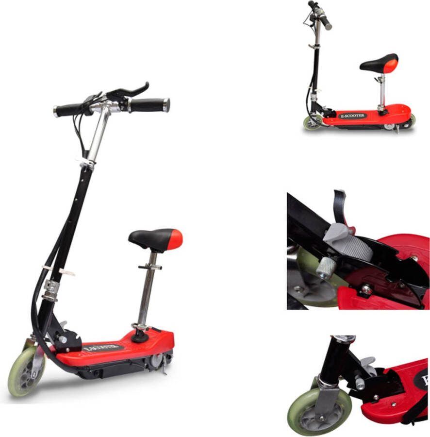 VidaXL Elektrische Step Kinderstep Aluminium en staal 74 x 36 x 86 cm 120 W motor Step