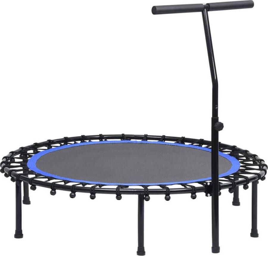 VidaXL Fitnesstrampoline met handgreep 122 cm