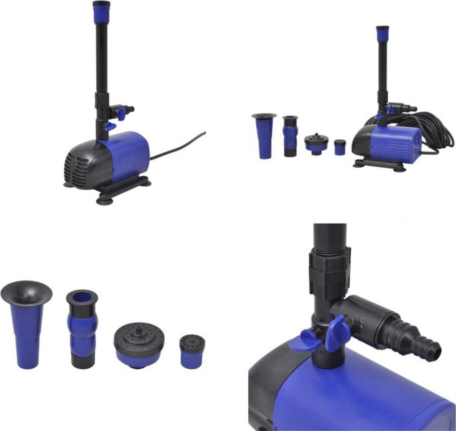 VidaXL Fonteinpomp 50 W 2.000 L u Vijverpomp Vijverpompen Vijver Pomp Vijver Pompen