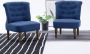 VidaXL Franse stoelen 2 st stof blauw VDXL_282133 - Thumbnail 2