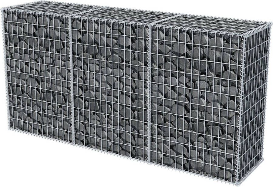 VidaXL -Gabion-mand-200x50x100-cm-gegalvaniseerd-staal
