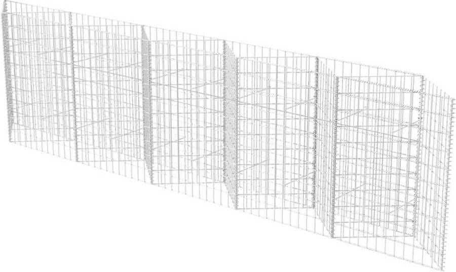 VidaXL -Gabion-mand-300x30x100-cm-gegalvaniseerd-staal