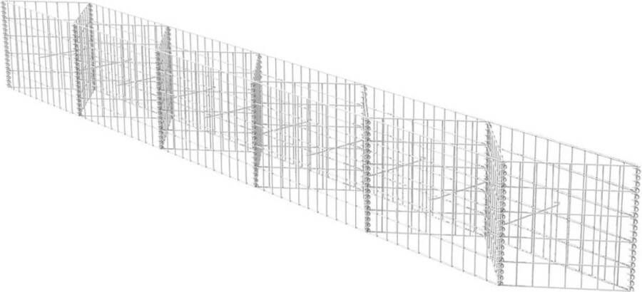 VidaXL -Gabion-mand-300x30x50-cm-gegalvaniseerd-staal