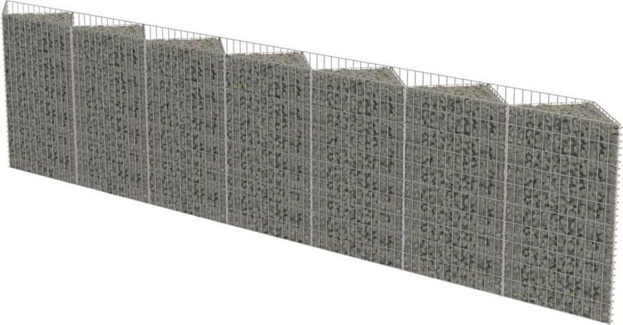 VidaXL -Gabion-mand-450x30x100-cm-gegalvaniseerd-staal