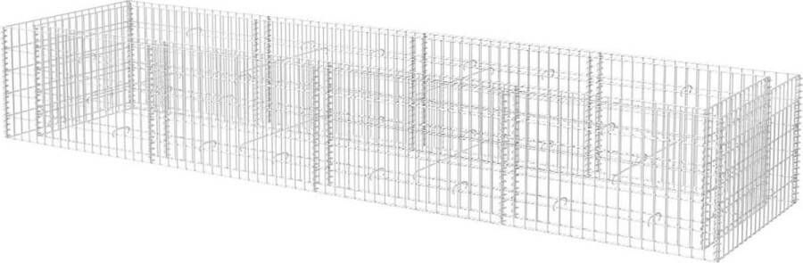 VidaXL -Gabion-plantenbak-verhoogd-360x90x50-cm-staal