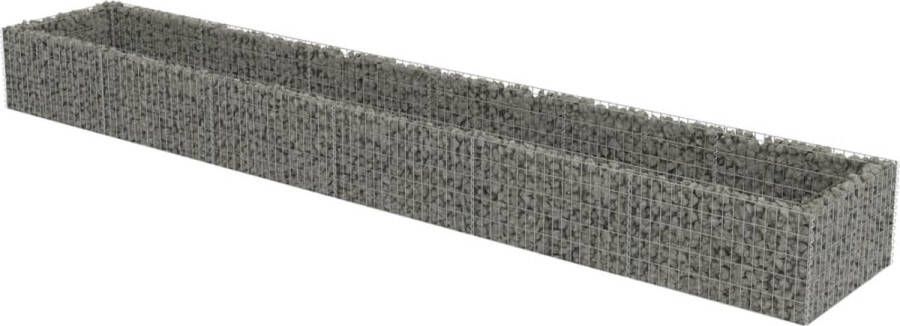VidaXL -Gabion-plantenbak-verhoogd-540x90x50-cm-gegalvaniseerd-staal