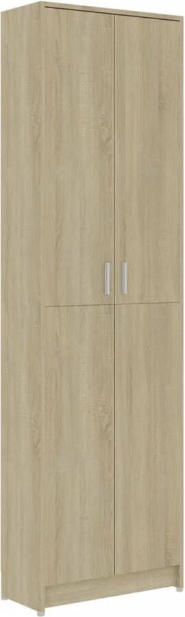 VidaXL Gangkast 55x25x189 cm bewerkt hout sonoma eikenkleurig