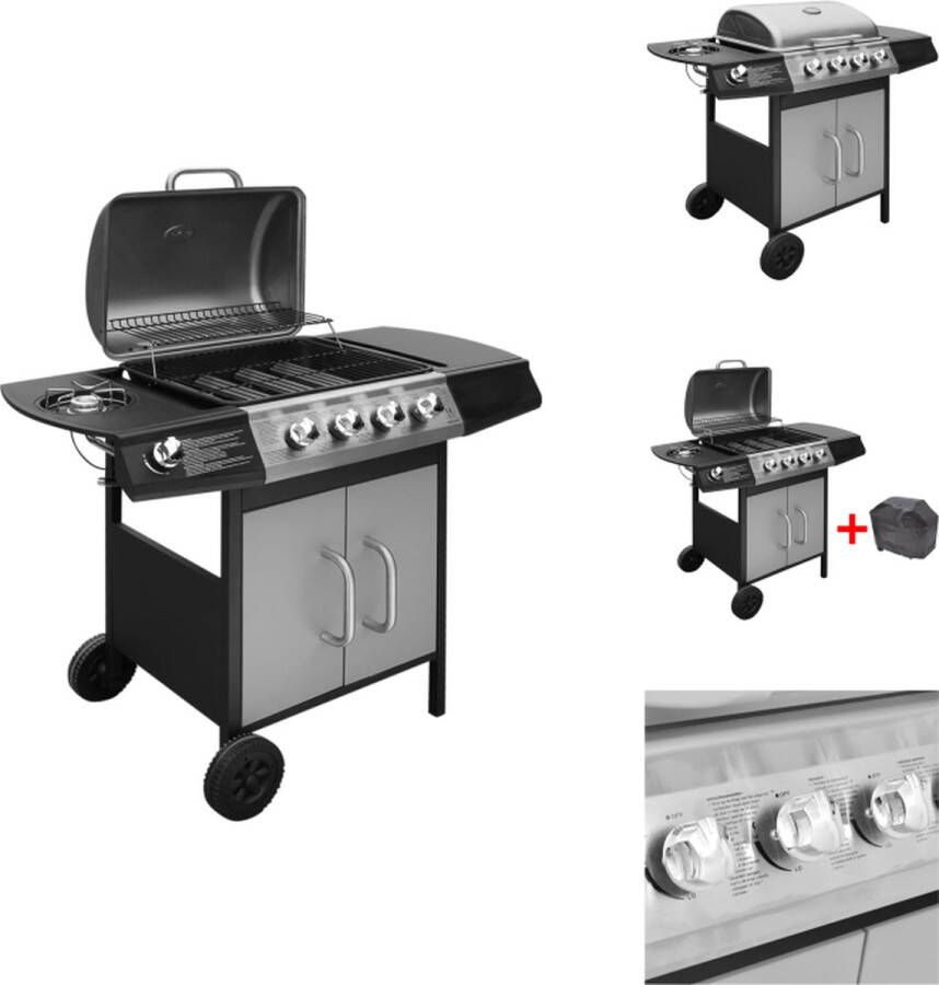 VidaXL Gasbarbecue 104 x 55.4 x 97.7 cm Stijlvol design Barbecue