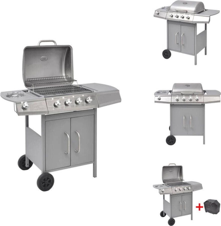 VidaXL Gasbarbecue X Buiten BBQ 104 x 55.4 x 97.7 cm Robuust design Barbecue