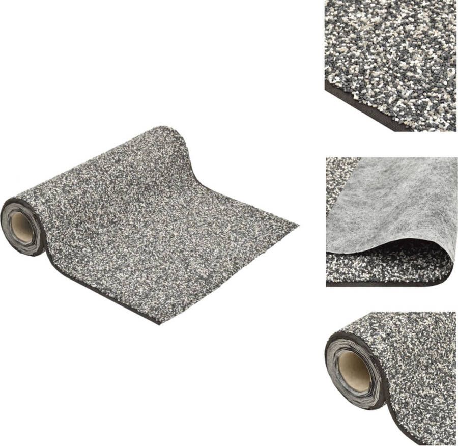 VidaXL Grindfolie 150 x 60 cm Grijs Fontein
