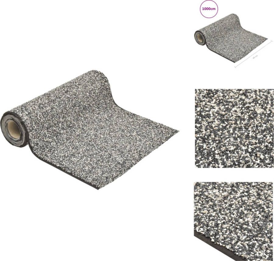 VidaXL Grindfolie Grondstoffen 1000x40cm Grijs Fontein