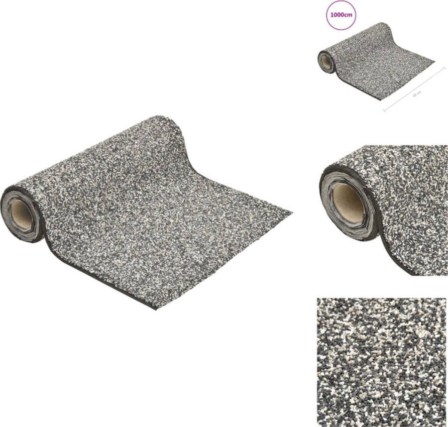 VidaXL Grindfolie Nonwoven PP-fleece 1.000 x 60 cm Grijs Duurzaam Fontein