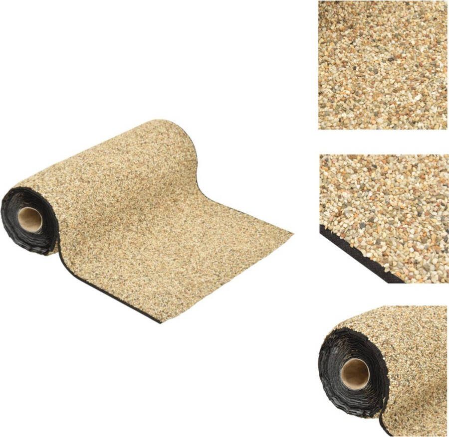 VidaXL Grindfolie nonwoven PP-fleece 150 x 40 cm (L x B) natuurlijke zandkleur Fontein