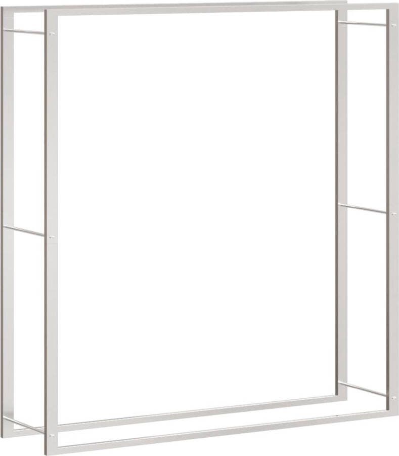 VidaXL -Haardhoutrek-110x28x116-cm-roestvrij-staal