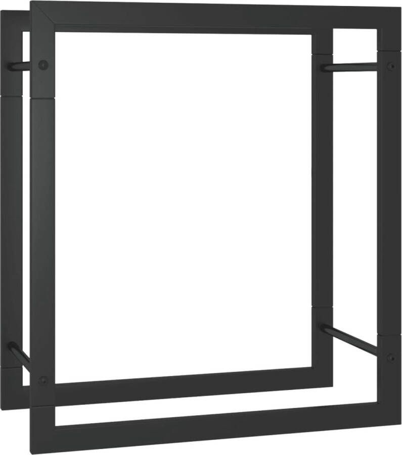 VidaXL -Haardhoutrek-50x28x56-cm-staal-matzwart