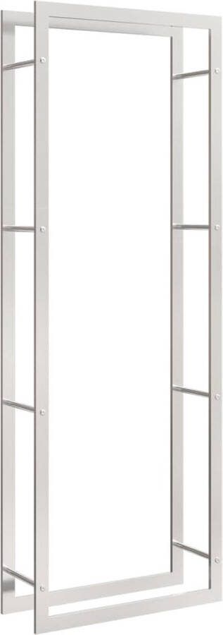 VidaXL -Haardhoutrek-80x28x222-cm-roestvrij-staal