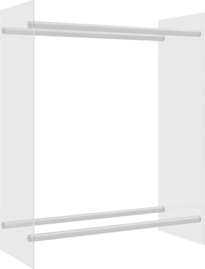 VidaXL -Haardhoutrek-80x35x100-cm-gehard-glas-transparant