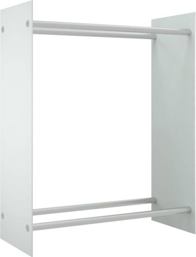 VidaXL -Haardhoutrek-80x35x100-cm-gehard-glas-wit