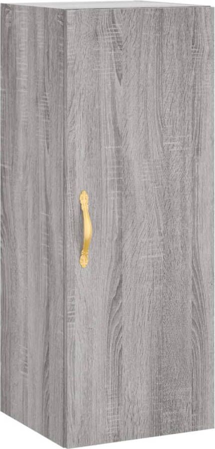 VidaXL -Hangkast-34 5x34x90-cm-grijs-sonoma-eikenkleurig