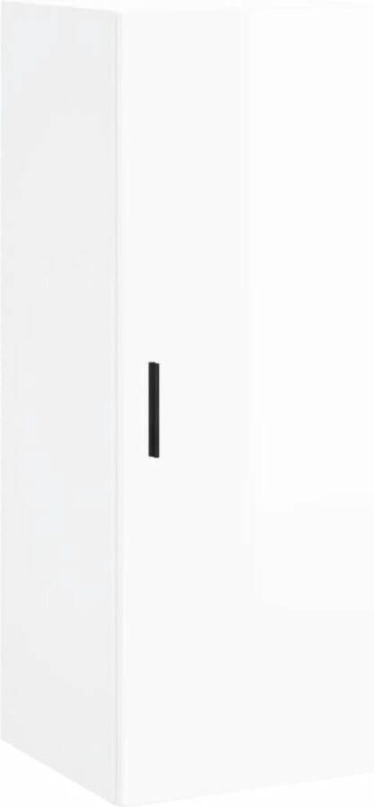 VidaXL -Hangkast-34 5x34x90-cm-hoogglans-wit